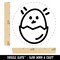 Chicken Hatching in Egg Doodle Self-Inking Rubber Stamp for Stamping Crafting Planners